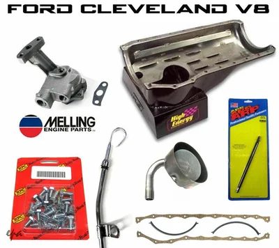 HIGH ENERGY SUMP OIL PAN PICK UP PUMP GASKET FORD CLEVELAND V8 302 351 XR XT XW