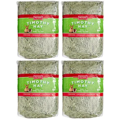 Peters Timothy Premium Grass Hay Rabbit Guinea Pig Food 4kg