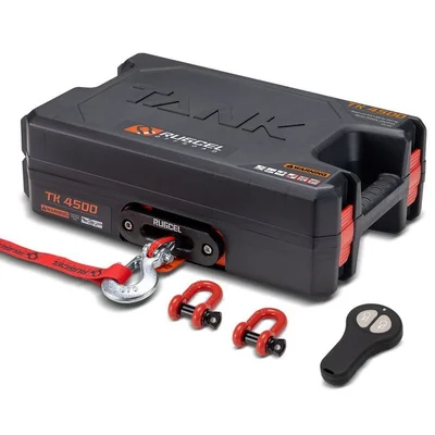 RUGCEL WINCH 12V DC Electric Portable Utility 4500lb/2045kg ATV UTV Trailer Boat