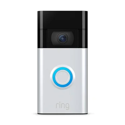 Ring Video Doorbell 1080p HD Video - Satin Nickel