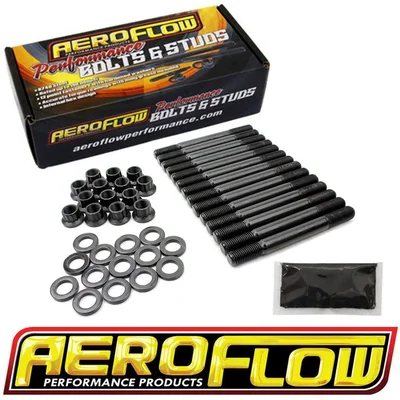 Aeroflow Ford Falcon Barra XR6 BA BF FG FGX 4.0L 6 Cyl 12 Point Head Stud Kit