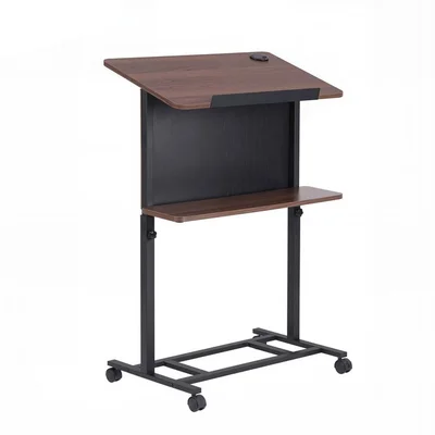 Artiss Rolling Lectern Podium Stand Height Adjustable Portable Laptop Cart