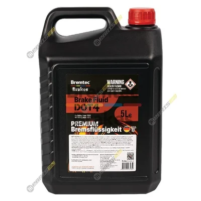 1 x BREMTEC BREMTEC DOT4 BRAKE FLUID 5L DOT4-5L